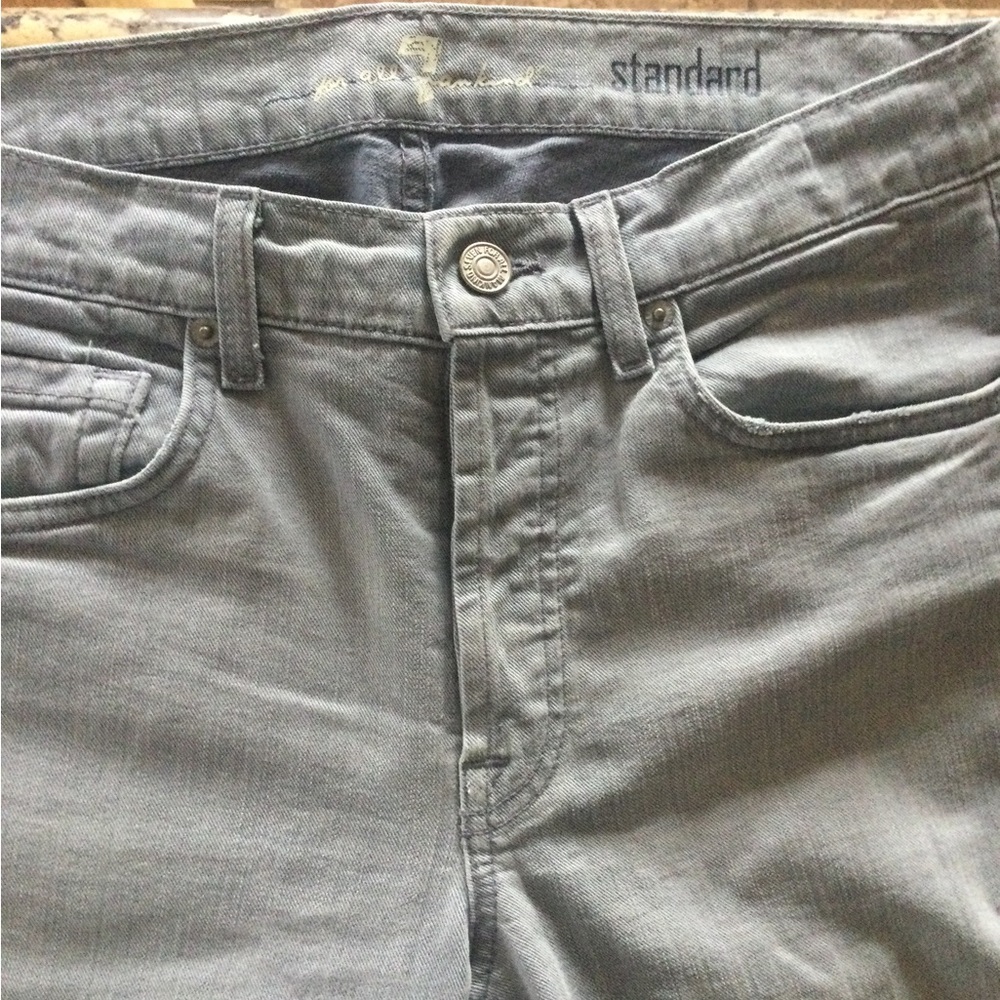 7 FOR ALL MANKIND STANDARD FIT GREY DENIM 30x34